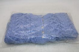 Free People Polly Cable Sweater, Purple, Size S