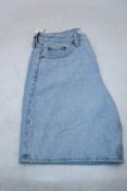 Abercrombie & Fitch Jort Shorts, Light Blue, Size 25