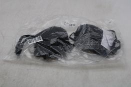 Simone Perele Dahlia Floral Embroidery Push Up Bra, Black, EU 70C