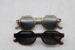 Two Meller Sunglasses to include 1x HA4-Greigeoli, 1x CU-Tigcar