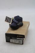 Adidas Toddlers Terrex Skychaser Mid Gore-Tex Hiking Shoes, Blue/Grey/Black, UK 2K. Box damaged