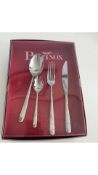 Pintinox 24-piece Cutlery Set, Gold. Box damaged. OVER 18's ONLY