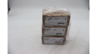 Three Packs of Cross-Connector Terminals, Yellow, 41 A, Number of Poles: 10, Pitch In Mm (P): 6.10,