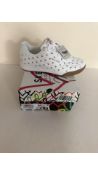 Skechers Women's White Street Zinger 2.0- Love At Last Trainer, UK 5.5