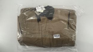 Carhartt Mens Declan Jacket, Buffalo/Buckeye, Water Repellent, Front Pockets, Size S