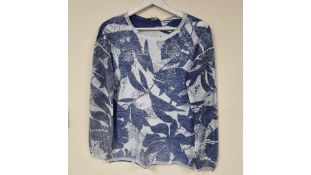 Thomas Rabe Womens Long Sleeved Top, Blue, Size 16 UK