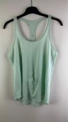 Lululemon Women's Fitness Vest Top, Racer Back, Large, Mint. Used
