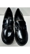Guess Women's Platform Loafers, Black, UK 4.5, No Box