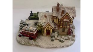 Lilliput Lane, Bluebell Line Illuminated Cottage, Broken Chimney