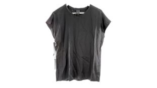 Pinko Farisa 18 Blouse, Silk Satin, Black, UK 12