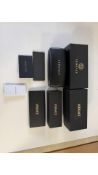 Two Versace Sunglasses Case and Box, Black. No Glasses