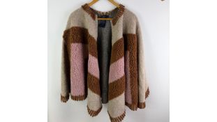 Maje Women's Poncho, Multicoloured, One Size. Used