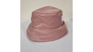 Padded Bucket Hat, Pull On, Pink, Circumference 26