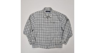 Suitsupply Men's Cotton Silk Buttonless Polo Shirt, Black, XXL