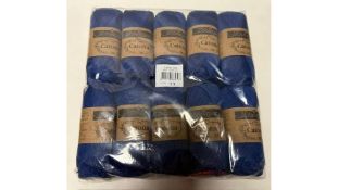 Ten Scheepjes Catona 527 Midnight Yarn, 10x50g