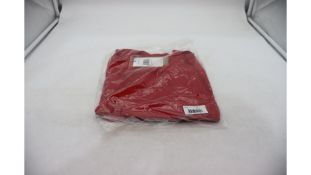 Alala Mesh Tie Back Tank Top, Ruby Red, Size M