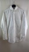 Thom Browne Womens Cotton Button Down Shirt, White, Size 1. Used, Marks On The Collar