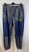 Diesel Men's Heavy Jogging Pants, Grey/Blue, Size XL. Used