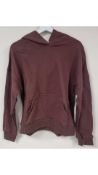 Grace & Mila Womens Hooded Dickens Sweatshirt, Brown, Size S