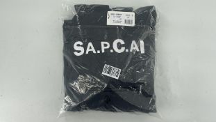 A.P.C. X Men's Sacal Taiyo Hoodie, Black Size XL