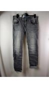 Two Pairs of Blend Men's Twister Fit Jeans, Grey, Size 36/30
