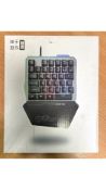 Three Lexon Tech G40 One-Handed Gaming Keyboards with Rainbow Backlight