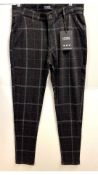 Icon Amsterdam Men's The Izaya Trousers, Black, Size 32
