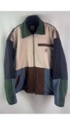 Carhartt Mens Patchwork Reworked Jacket, Multicolored, Size M, No Tags
