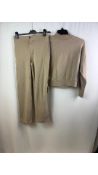 Vince Women's Tracksuit, Beige. Used, Top Size Small, Bottoms, XS