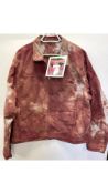 New Utility Men's Crease-Dye Boxed Blouson, Stain Pink, Size L