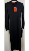 Simon Miller Women's Junjo Long Dress, Black, Size XS