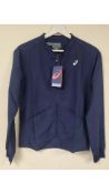 Asics Women's Club Woven Jacket, Peacoat, Size XS