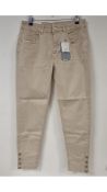 Dranella Womens DRParamount 4 Pam Slim Pants, Sand, Size 38