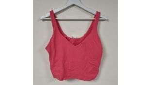Lululemon Align Tank, GLZP Pink, UK 16/US 12. Dirty Marks All Over