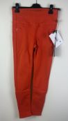 Patrizia Pepe Women's High Waisted Jeggings, Burnt Orange, Size 27