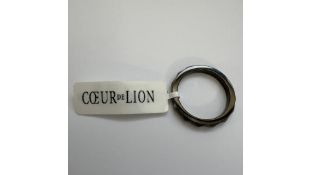 Coeur De Lion Spikes Ring In Anthracite, Size 62