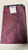 Paisley Jaquard Linning Fabric, 2.00mtrs/140cm, Plum