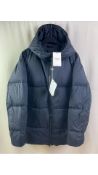 Theory Men's Quintin Hooded Puffer Jacket, Navy, X-Large