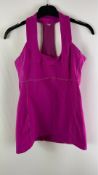 Lululemon Women's Fitness Vest Top, Racer Back, Medium, Pink. Used