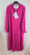 Le Sarte Pettegole Womens Maxi Dress, Pink, Size 40, Dirt Marks On The Back