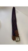 Ralph Lauren Men's Belt, Navy & Red, 46CM. Used
