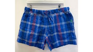 Loungers Women's Shorts, Vibrant Blue, Size XL
