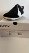 Geox Men's Nebula Trainers, Black, UK 8. Box damaged
