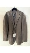 Two John Henric Single Breasted Knitted Jacket, Dark Grey, Size XXL