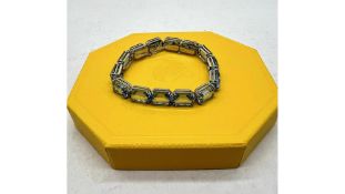 Swarovski 5614927 Millenia Octagon Blue Crystal Bracelet