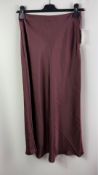 Claudie Pierlot Paris Women's Long Skirt, Cappucino, Size 36