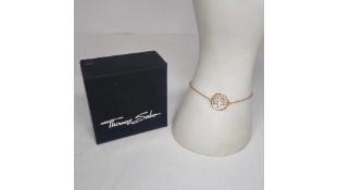 Thomas Sabo Rose Gold Tree of Love Bracelet (L19cm)