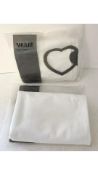 Two Miulee Cushion Covers 40cm X 40cm, 2 Included, White