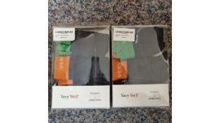 Six Packs of Very Well Low Rise Trunks, Black, Size XL, Pack of 3