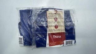 Two Thinx Period Underwear, Hiphugger, Moderate, Ocean, Medium, New